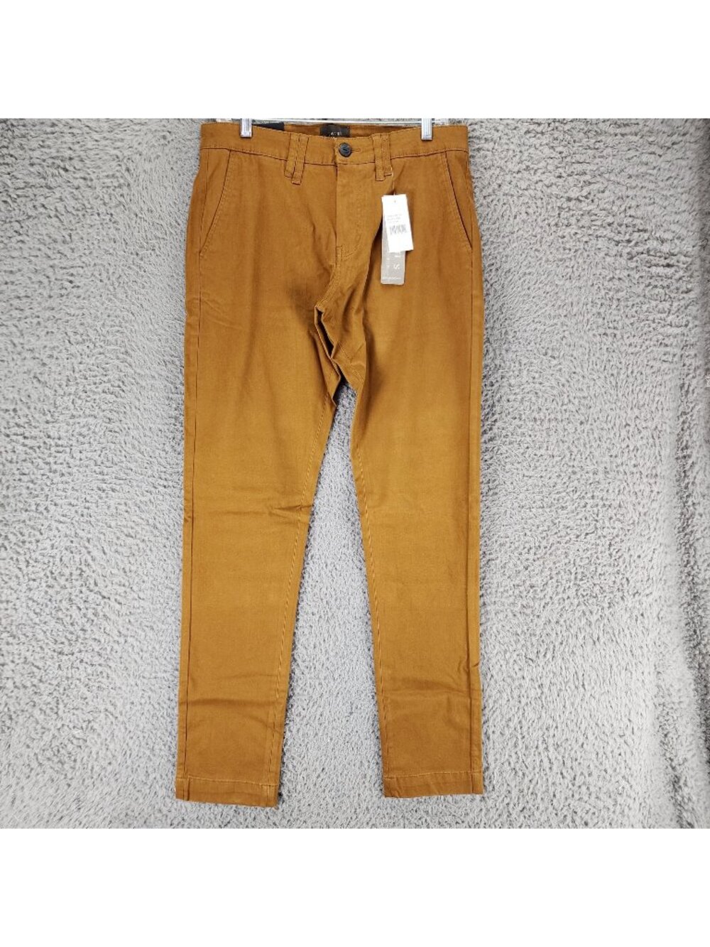 Jachs Pants Mens 31x34 Copper Brown Stretch Mid Rise Slim Fit *NWT*